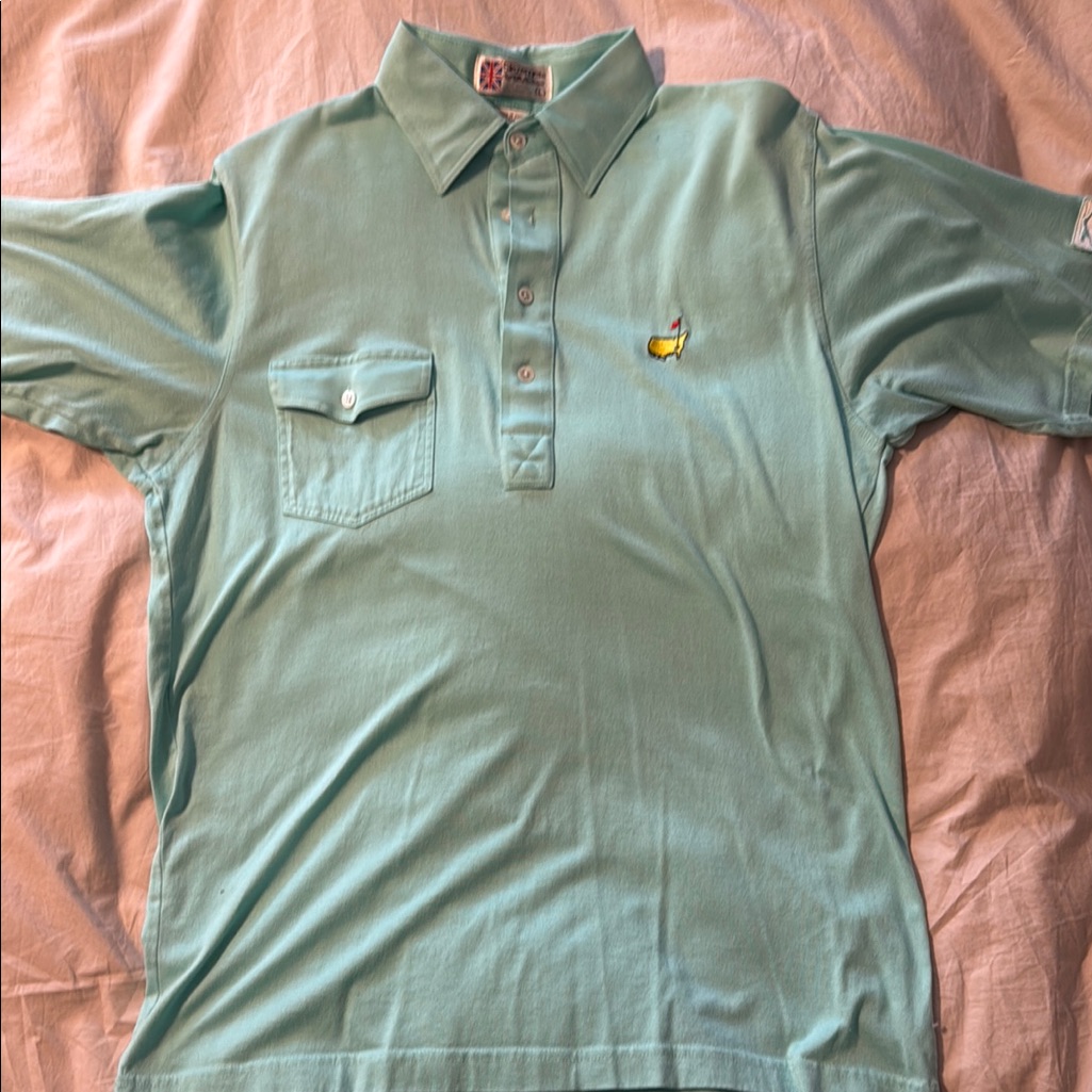 Slazenger Masters Augusta National Light Green Golf Polo Shirt